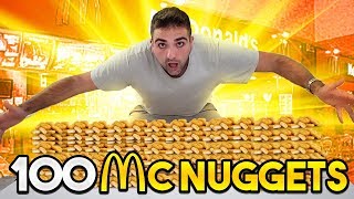 😱 MANGIO 100 NUGGETS DA SOLO IN MEZZA GIORNATA! 😱