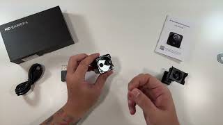 VIDCASTIVE 4K Mini Spy Nanny Cam Wireless Camera Unboxing