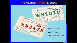 The Amateur Novice License