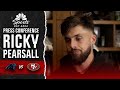 Ricky Pearsall proud of how 49ers QB Brock Purdy handled picks vs. Panthers | NBC Sports Bay Area