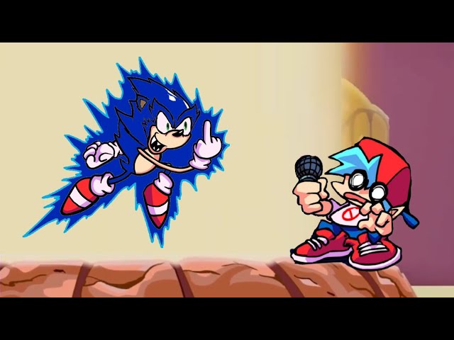 Fleetway Super Sonic Vs Super Boyfriend by CoryTheHedgehog on Newgrounds
