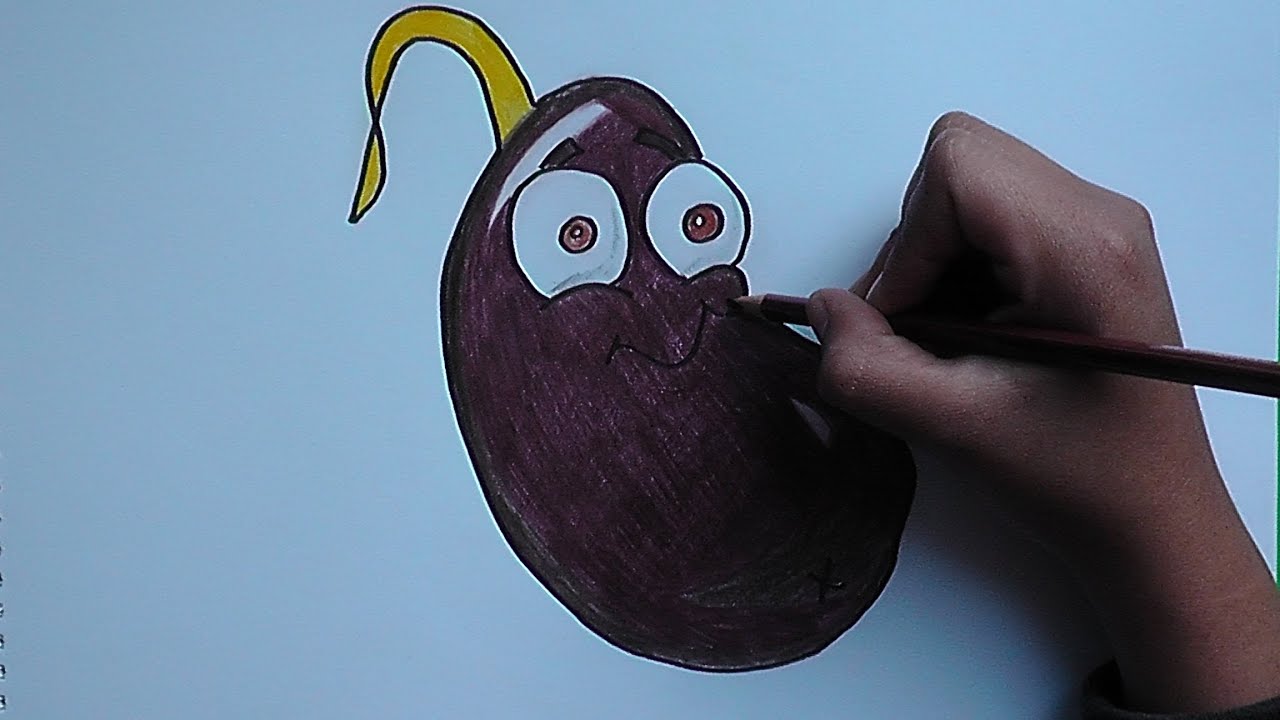 Dibujar y pintar a Frijol (Plantas vs Zombies2) - Draw and paint Bean -  thptnganamst.edu.vn