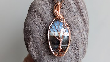 Tree of Life Framed Pendant Wire Wrapping Tutorial