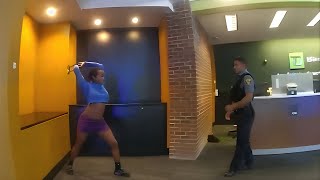 Uber Eats Driver Tries To Fight Off The WHOLE Police Department Wealth