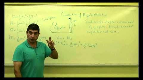 Angular Momentum and Collisions Example 4 Part 1.avi