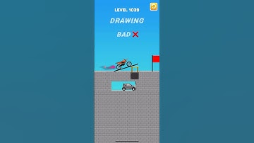 draw bridge puzzle game level 1039 #gaming #drawing #Shorts