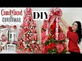 🍭DIY CANDY LAND CHRISTMAS TREE DECO MESH RIBBON TUTORIAL🍭"I Love Christmas" Ep 35