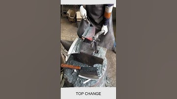 7 hole kitchen knife cutting process #smartwork #goodtools