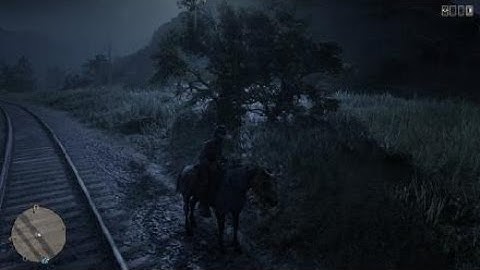 Red Dead Redemption 2 Distance non player enemy dragged from horseback