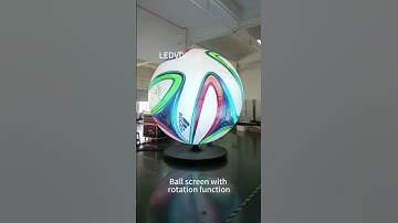 ball led screen with rotation function P2.5 sphere led screen 3m diameter #ledpanel #ledvideowall