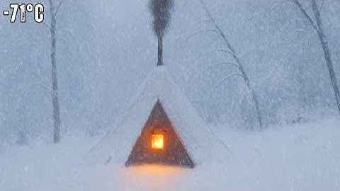 Surviving a Deadly Blizzard with My Dog | Extreme Off-Grid Winter Life