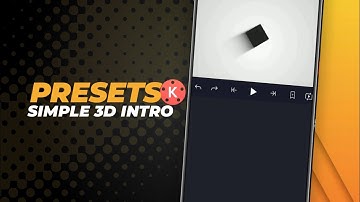 SIMPLE 3D INTRO - INTRO KINEMASTER TEMPLATE - [KINE FILE]