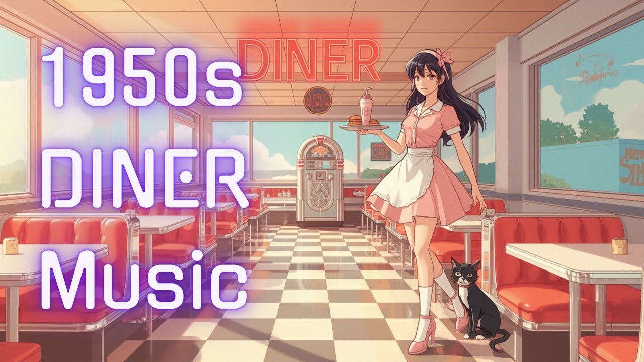 🍔 Retro Diner Jukebox – 1947-60 Swing & Rockabilly BGM for Work & Chill ...