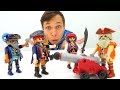 Набор Playmobil и ПИРАТЫ. Собираем пиратский корабль