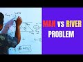 Man and River Problems | Relative Velocity | Physics JEE NEET Class 11