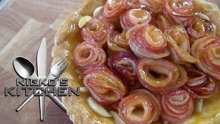 APPLE ROSE TART - 12 Days of Christmas
