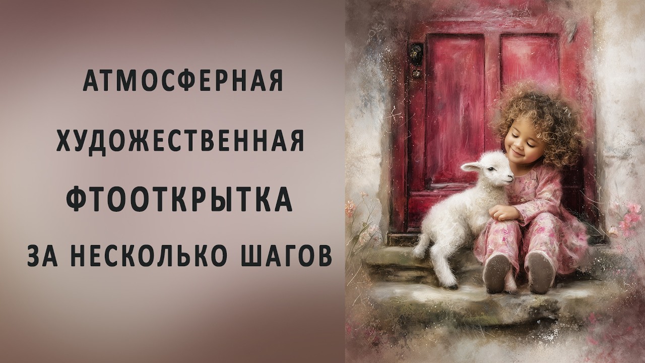 АТМОСФЕРНАЯ ХУДОЖЕСТВЕННАЯ ФТООТКРЫТКА ЗА НЕСКОЛЬКО ШАГОВ