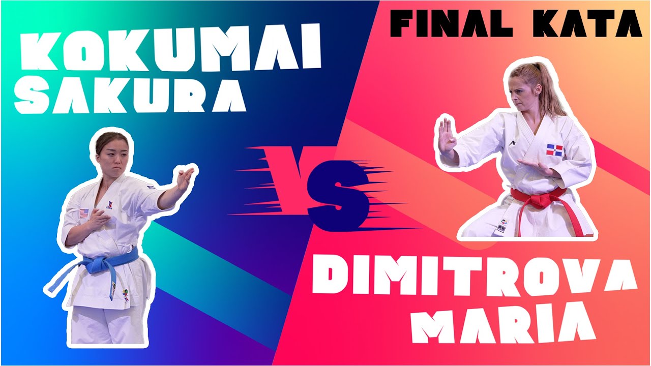 2022 Pan American Senior championship kata female final bout between Kokumai Sakura (USA) and Dimitrova Maria (Dominican Republic).