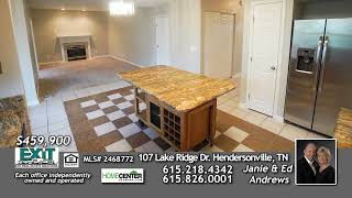 107 Lake Ridge Dr, Hendersonville, Tn, Janie Andrews, Exit Real Estate Solutions