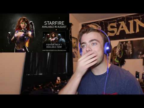 Injustice 2 Introducing Starfire! Reaction!