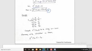 Extended Transition Function- DFA