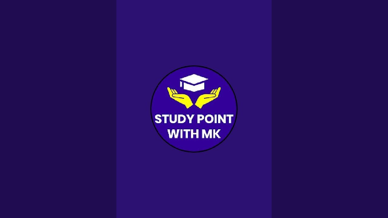 STUDYPOINT WITH MK is live! - YouTube