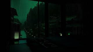Soft Rain Sounds Along a Spring Canal 🌧️ 10 Hours | Peaceful Rain Ambience for Deep Sleep screenshot 2