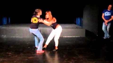 Brazilian Zouk demo by Jean Goh and Wendy Yee of Two Left Feet