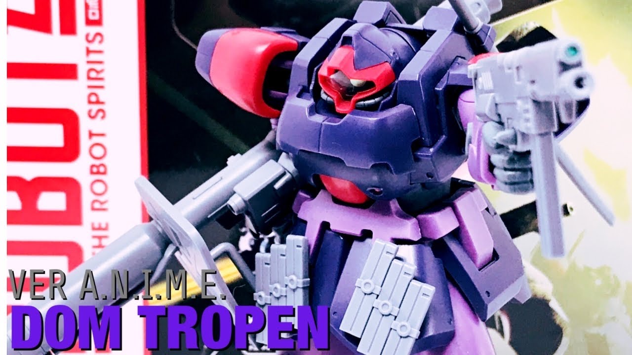 Robot Spirits Ms 09f Trop Dom Tropen Ver Anime Review Youtube