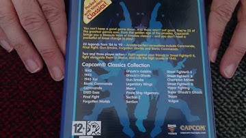 Nostalgamer Unboxes Capcom Classics Collection Volume One On Playstation Two PAL Version