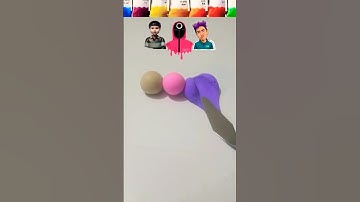 Squid Game mixing guess mixed color #squidgame #satisfying #asmr #shorts #shortvideo #colorfusiontv