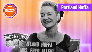 Fred Allen's WIFE is the mystery guest?!  1955 What's My Line? | BUZZR