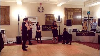 Amazing Singing Waiters Surprise Proposal at Birthday Party!!