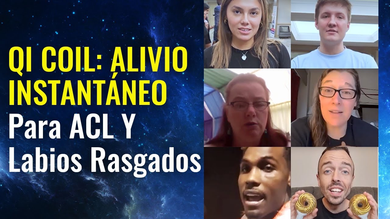 Qi Coil: Alivio instantáneo del dolor por distensión de ACL y labios rasgados