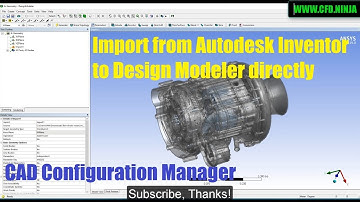 ✅ Import from Autodesk Inventor to ANSYS Design Modeler directly
