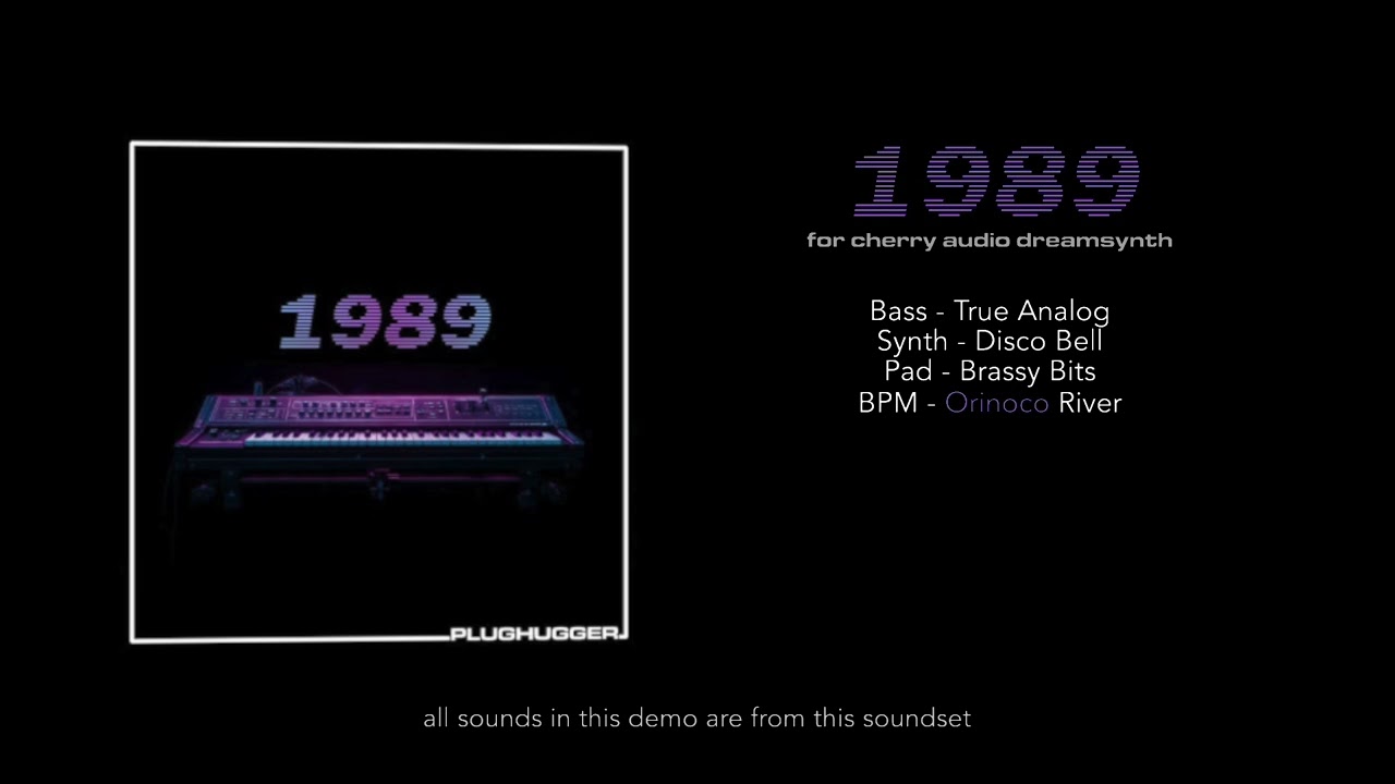 1989: 80s Pop Sounds for Cherry Audio Dreamsynth - YouTube