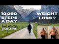 I TRIED 10000 STEPS A DAY FOR 30 DAYS - My Weight Loss Results and Impressions