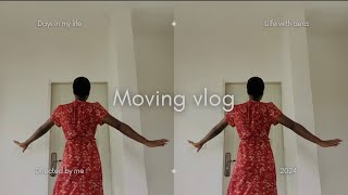 Dera’s vlog 4: move in vlog✨+ tiny empty apartment tour+ living alone+shopping