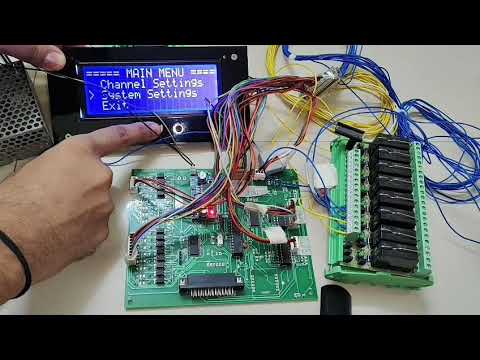 Sequential timer card #digitaltimer #multichanneltimer #relay #digitalio #controller