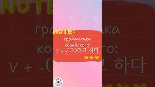 Базовые грамматики корейского языка. Начальный уровень. #учитькорейский #korean #한국어 #koreanlanguage