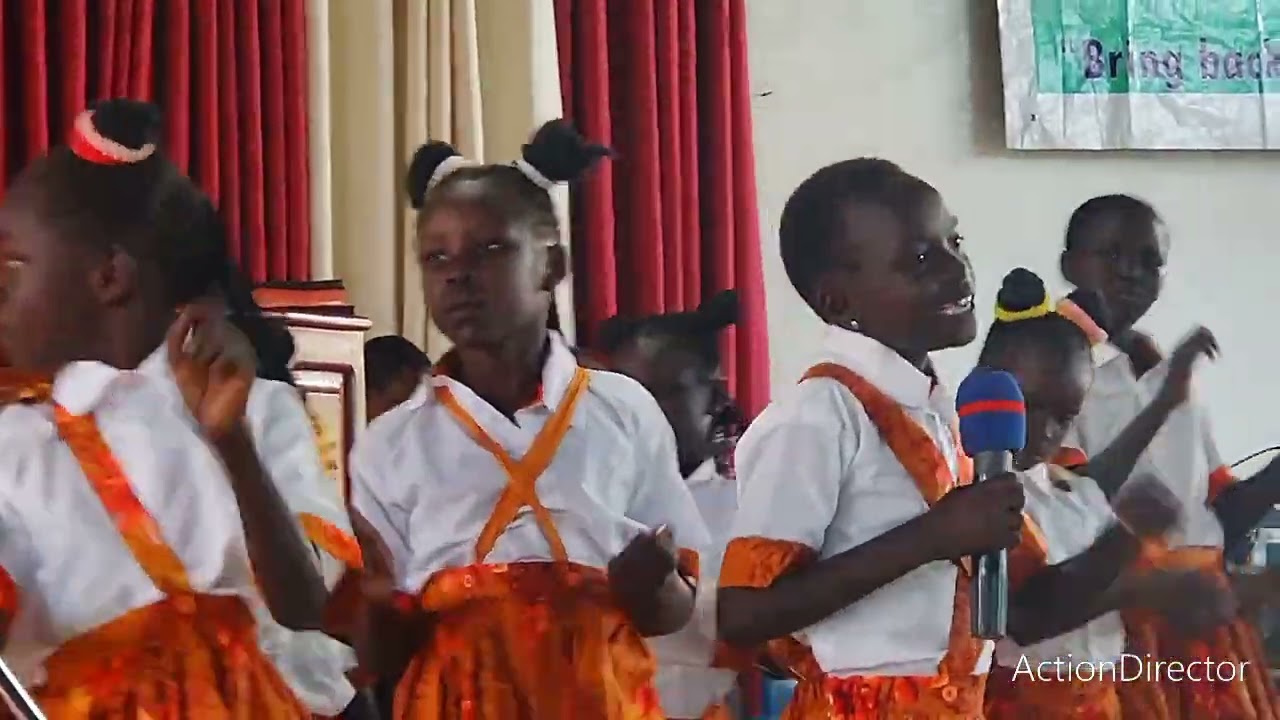 LATEST PERFORMANCE OF BLESSED JUNIOR SCHOOL CHOIR JUBA AT MUNUKI SDA.CHURCH- SABBATH SCHOOL DAY.