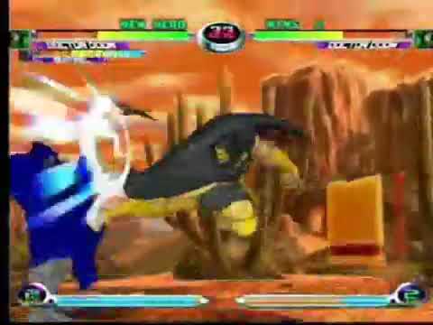 MvC2 Doctor Doom mirror match air footsie trades ('09 Highlight)