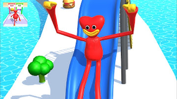 Huggy Wuggy Fat Run - huggy body twerk belly race 3d 99 Games Level 2-3