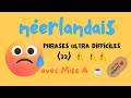 2596 PHRASES ULTRA ULTRA DIFFICILES en NÉERLANDAIS 🤓 (C2) ⚠️⚠️⚠️ Merciiii mes chères Jujukes ♥️ ☕️