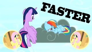 Barbie Twilight BUT EVERY TWILIGHT, RAINBOW, DASH AND WIKI IT'S GOING 5% FASTER @TridashieRD