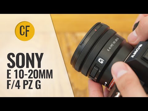 Sony E 10-20mm f/4 PZ G lens review