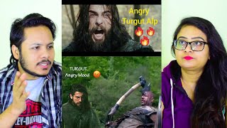 #Turgut Alp Angry 😡  Moments REACTION | Nurgul NURGUL ANGRY Fight Scene | Mr. & Mrs. Pandit