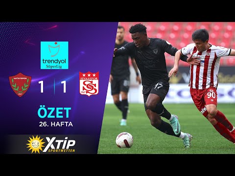 Merkur-Sports | A. Hatayspor (1-1) E. Y. Sivasspor - Highlights/Özet | Trendyol Süper Lig - 2023/24