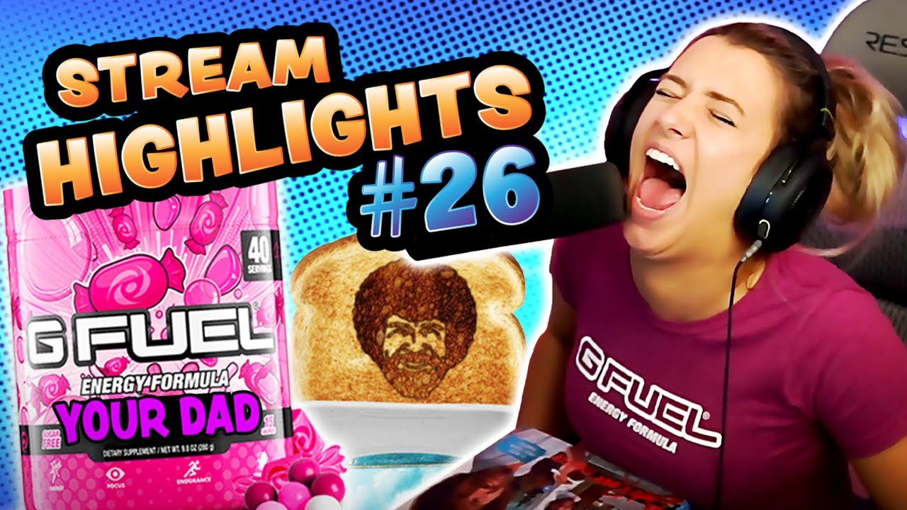 NEW GFUEL FLAVOR "YOUR DAD" AND BOB ROSS TOAST Stream Highlights 26