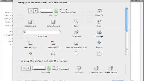 FileMaker Tutorial - 029 - Customizing the Status Toolbar
